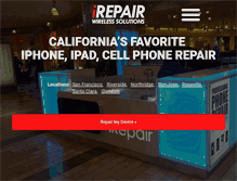 Tablet Screenshot of irepairhere.com